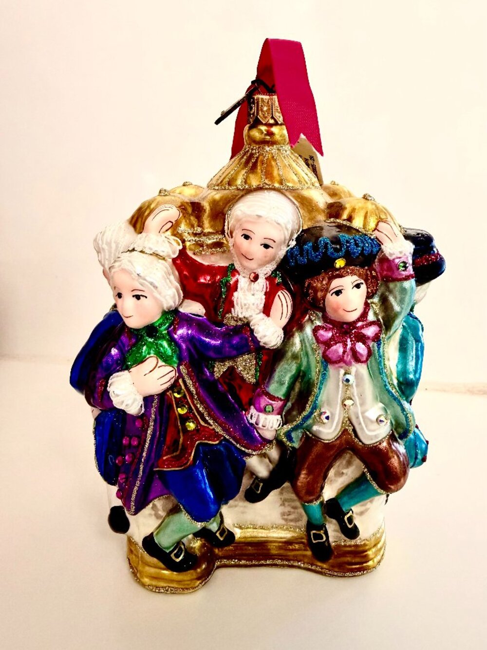 JAY STRONGWATER 10 LORDS-A-LEAPING GLASS ORNAMENT
